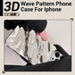 3D Wave Pattern Phone Case for iPhone