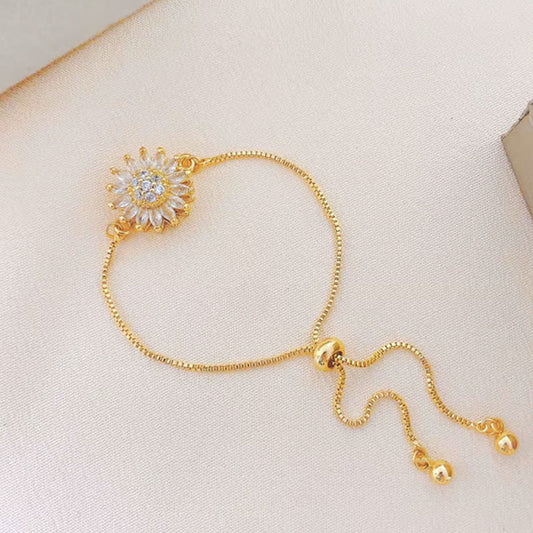 ✨LAST DAY SALE 50% OFF✨Delicate Fashion Sunflower Mood Bracelet